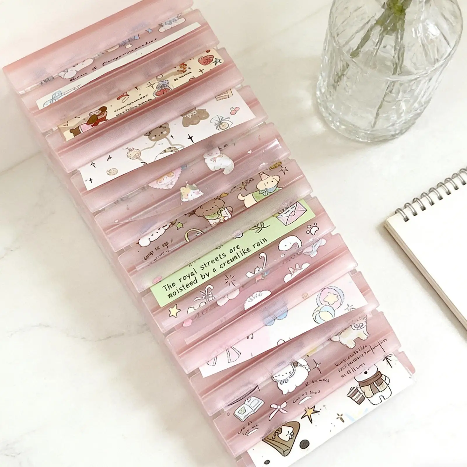 Nail Foil Storage Box 10 Grids Clear Transfer Paper Organizer Transparent Foil Roll Holder Dustproof Manicure Supplies