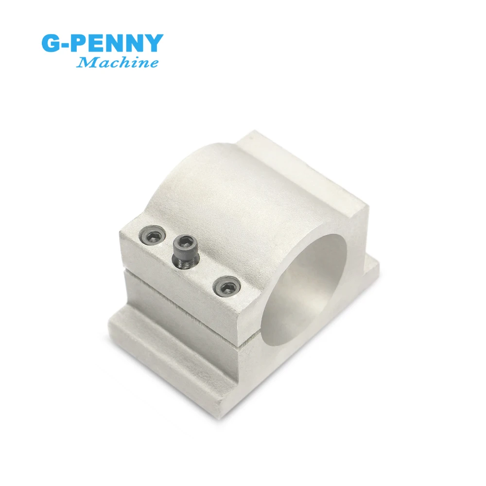 G-Penny 800w Water Cooled Spindle Motor kit 0.8kw Water Cooling 110v / 220v 65x195mm ER11 4 bearings & 65mm aluminium clamp