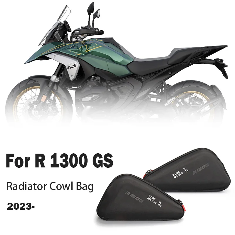 

New For BMW R1300GS R1300 GS R 1300 GS 2023 2024 2025 r1300gs Motorcycle Radiator Cowl Bag Side Fairing Tool Bag