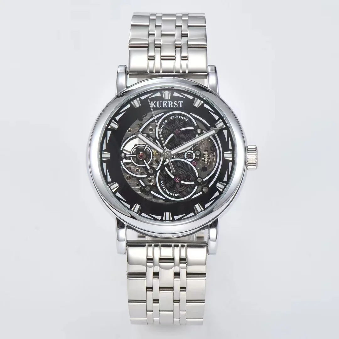 Round Plate Watch Women Men Luminous Watch Automatic Watch Waterproof Mechanical Watch