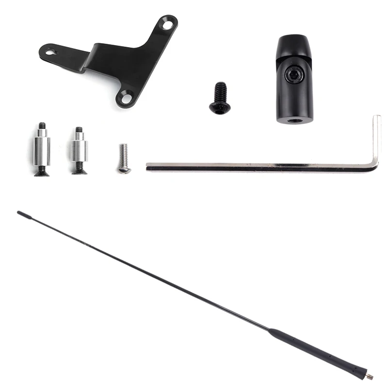 Panical 360° Rotation Adjustable Kit Antenna Set Extension Bracket Bar Trunk Left Right For Honda Gold Wing GL1800 2018-2024