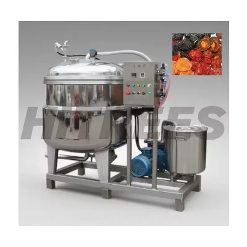 Vacuum Sugar Dissolving Pot for Food Processing Equipment 3 mm Thick 304 Stainless Steel