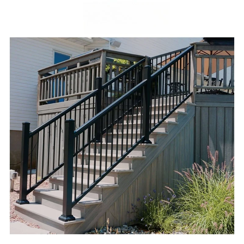 Exterior railing Handrails Aluminum stair handrails