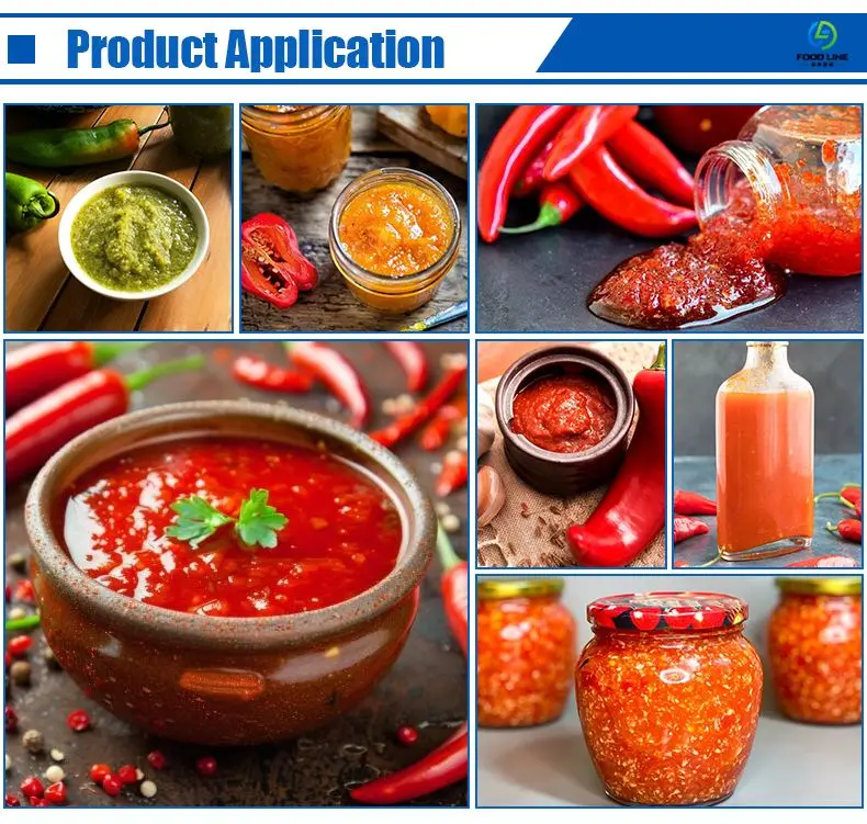 Industrial Food Processing Chili Sauce Production Solution Equipment Machine