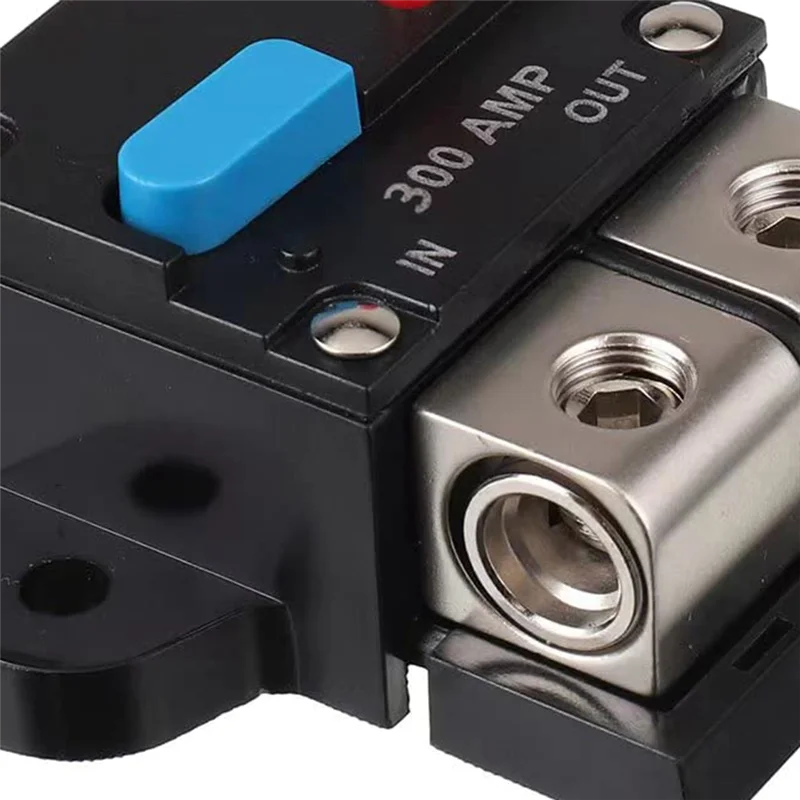 300A Circuit Breaker Resettable Circuit Breaker 300 Amp Resettable Circuit Breaker Manual Reset Button for Car Audio G