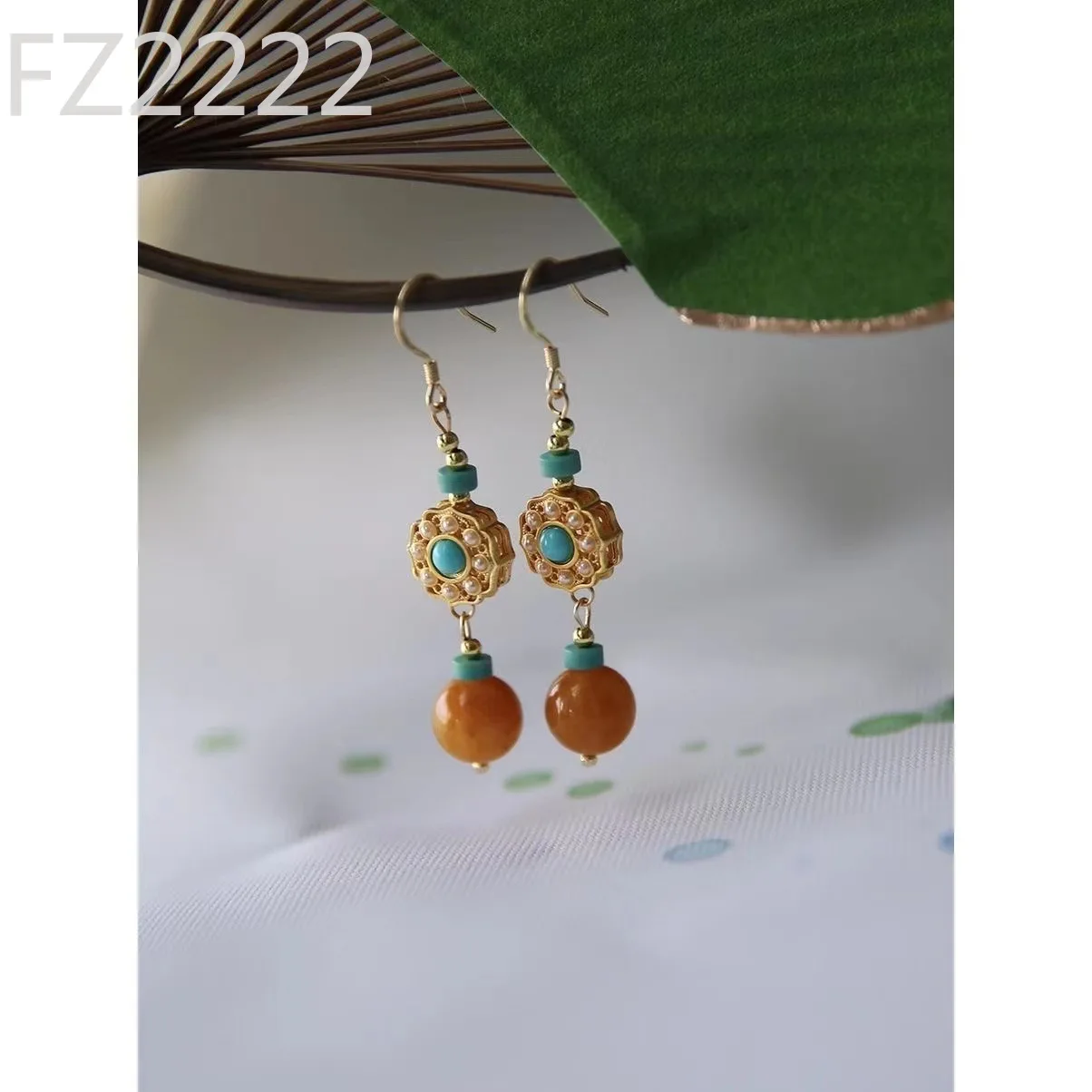 1558 Guochao Fashion Personality Design Retro Earrings  Hanfu Classical Earring