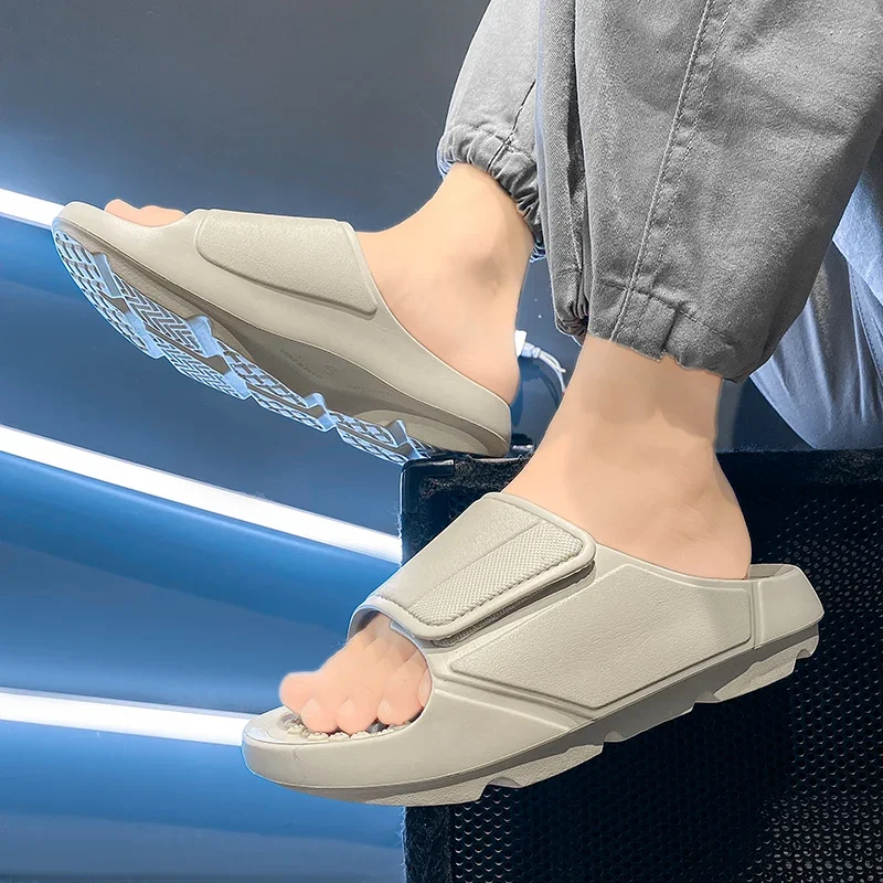 Outdoor-Sandalen, Strand-Freizeitschuhe, Neue Sommer-Herren-Massage-Pantoffeln, Indoor-Slipper mit Weicher Sohle, Herren-Flip-Flops, Herrenschuhe – Detail 12