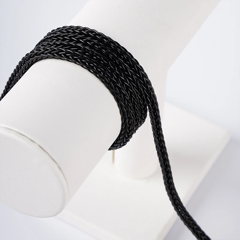 NiceHCK BlackInk 5N OCC+Silver Plated OCC HIFI Earphone Upgrade Cable 3.5/2.5/4.4mm QDC/MMCX/0.78 2Pin Zero HEXA Kima IEM