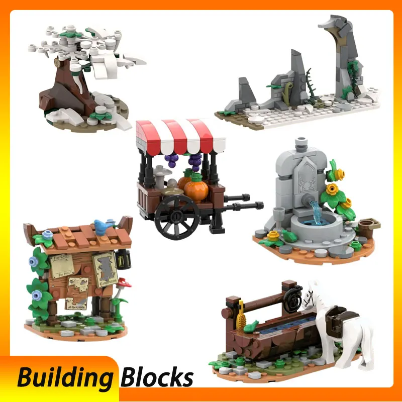 

Small particle assembled building blocks MOC-96363 89pcs 96250 medieval castle building construction toys 3D model gifts puzzle