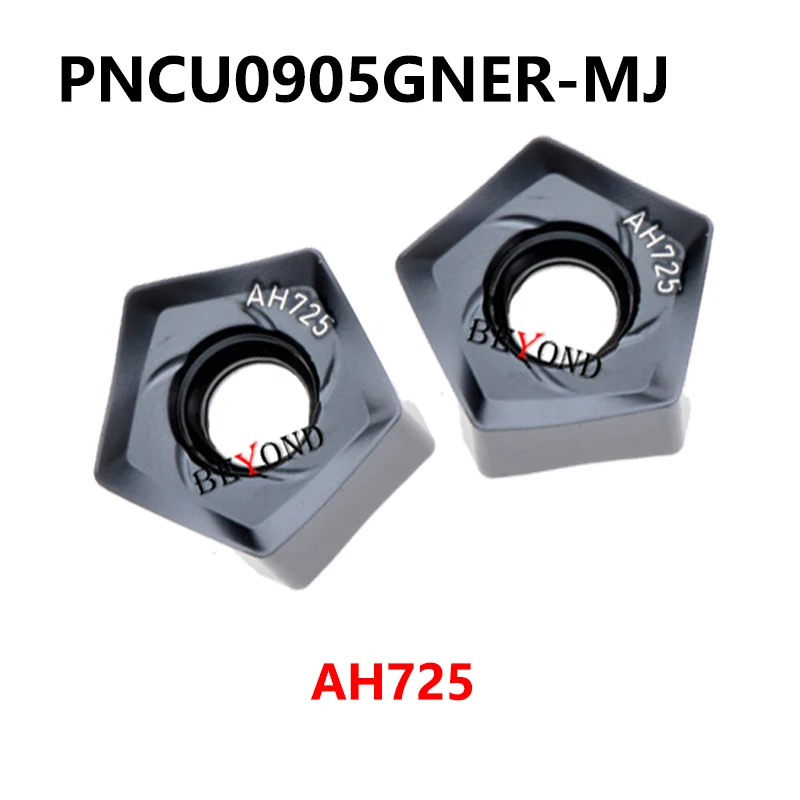 PNCU0905GNER-MJ AH725 100% Original Carbide Milling Inserts 10pcs/box PNCU PNCU0905 0905 GNER Lathe Cutter