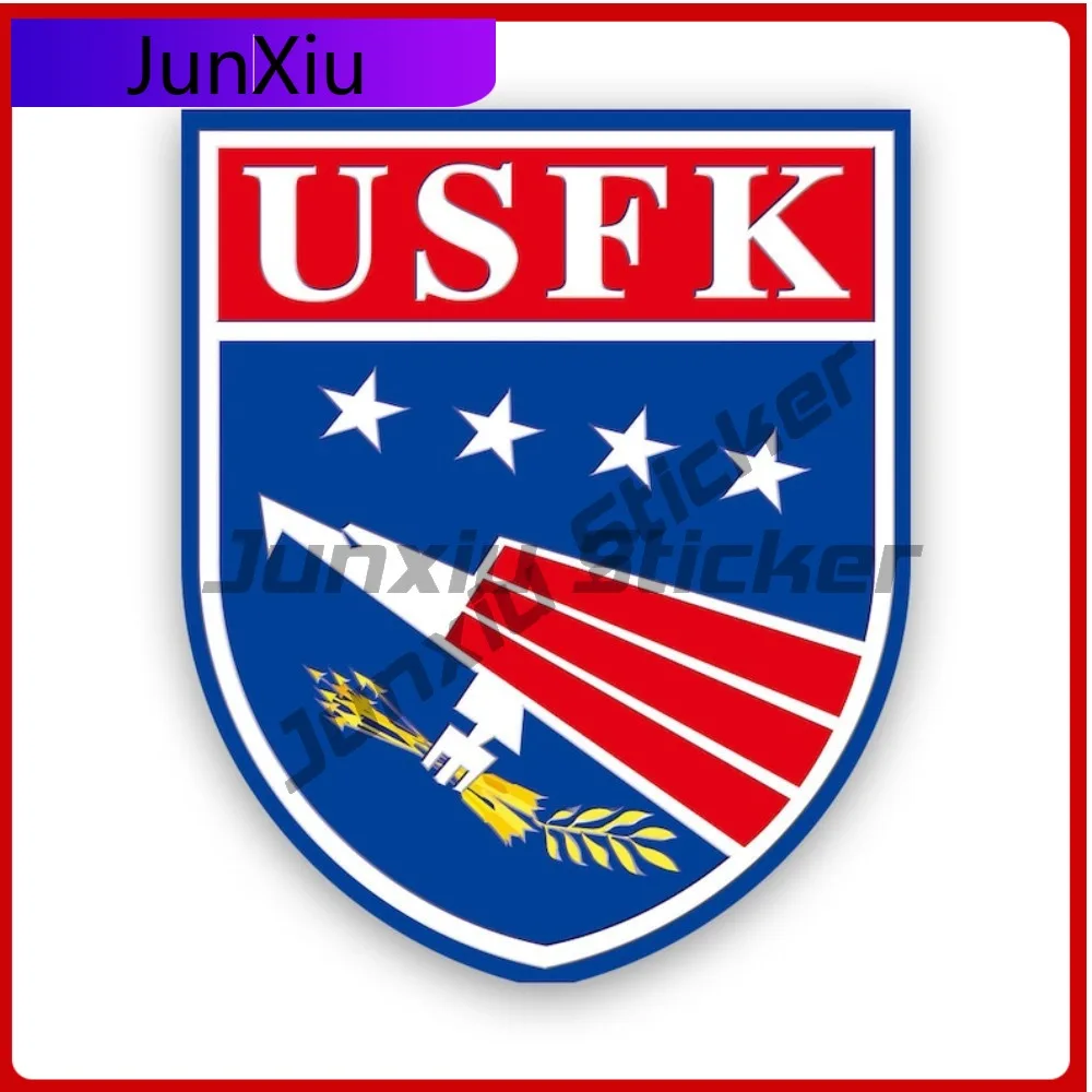 

Usfk United States Forces Korea Sticker Cute Window Waterproof Vinyl Decal For Car Bumpers Protection Unique Unique Outdoor