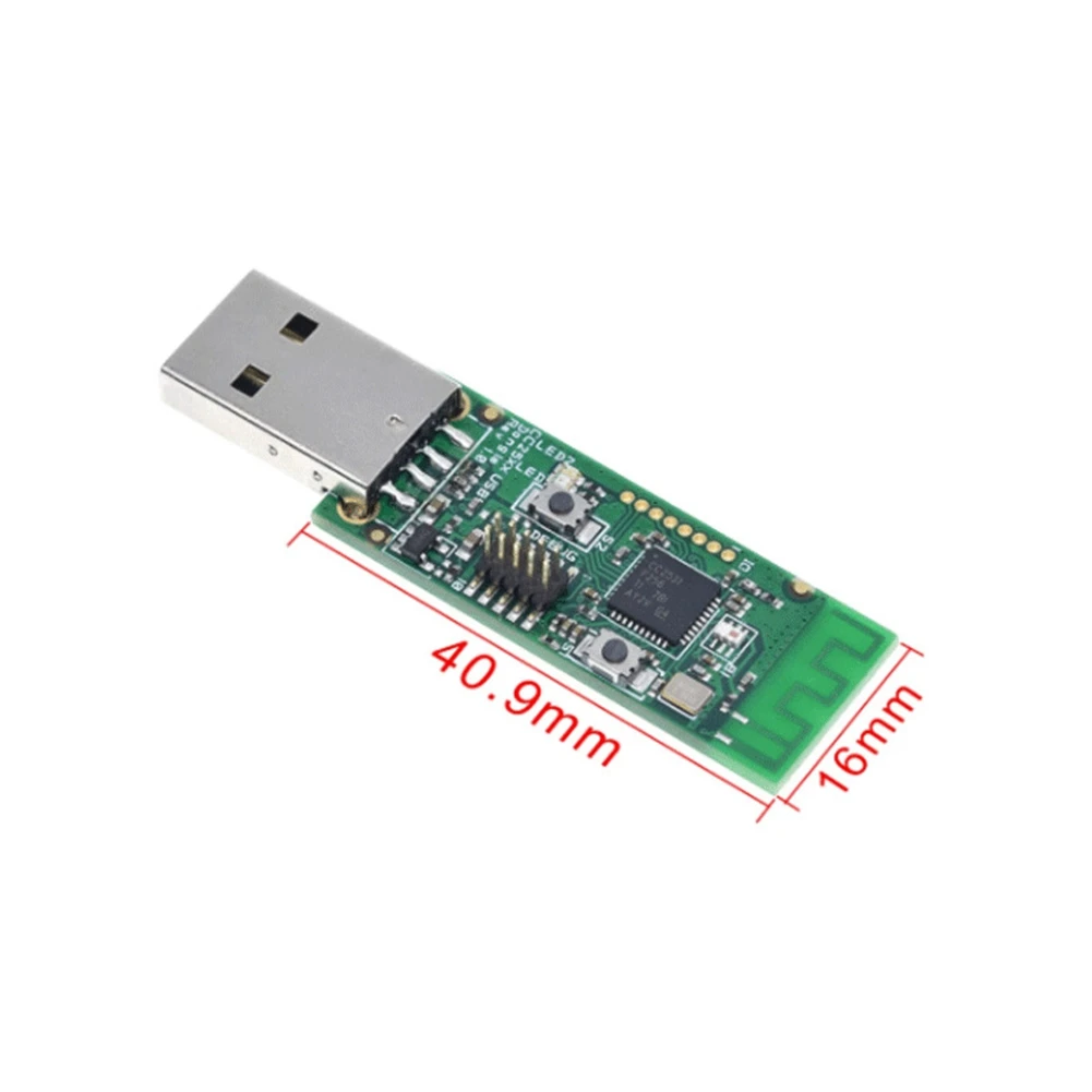 Zigbee CC2531 USB Dongle for Zigbee2Mqtt Application Lead Out 8 IO Connectors Smart Home Automation Module