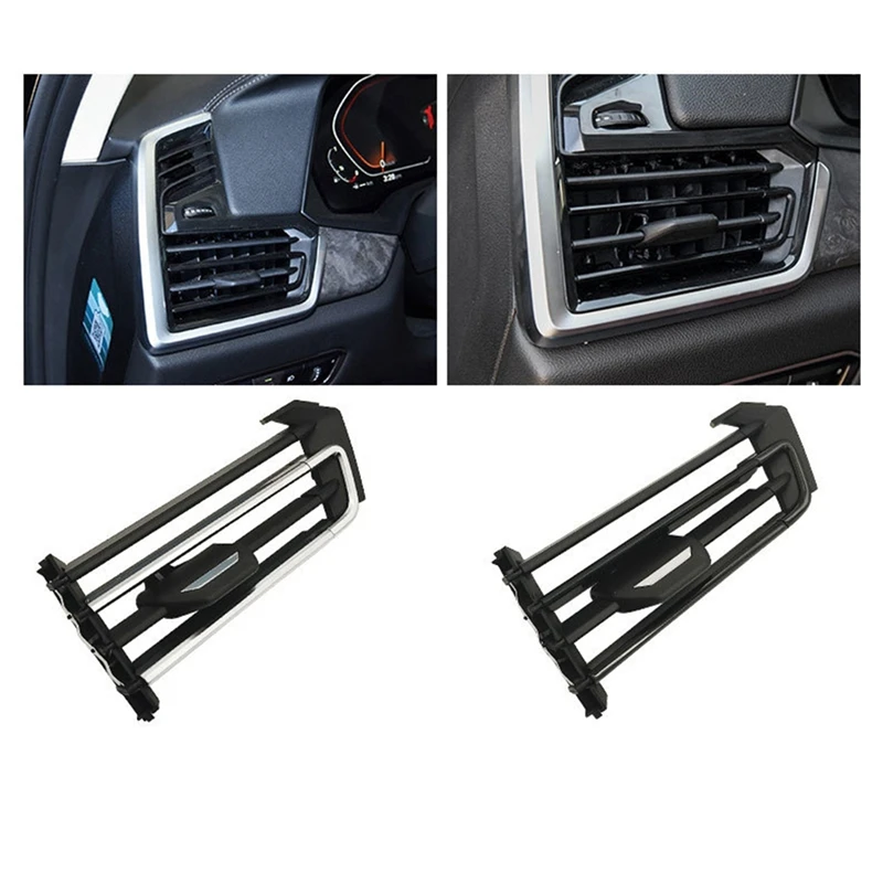 รถด้านหน้าขวาและซ้าย AC Air Vent Grill Outlet คลิป AC Slider ชุดซ่อมสําหรับ BMW X5 G05 X6 G06 x7 G07