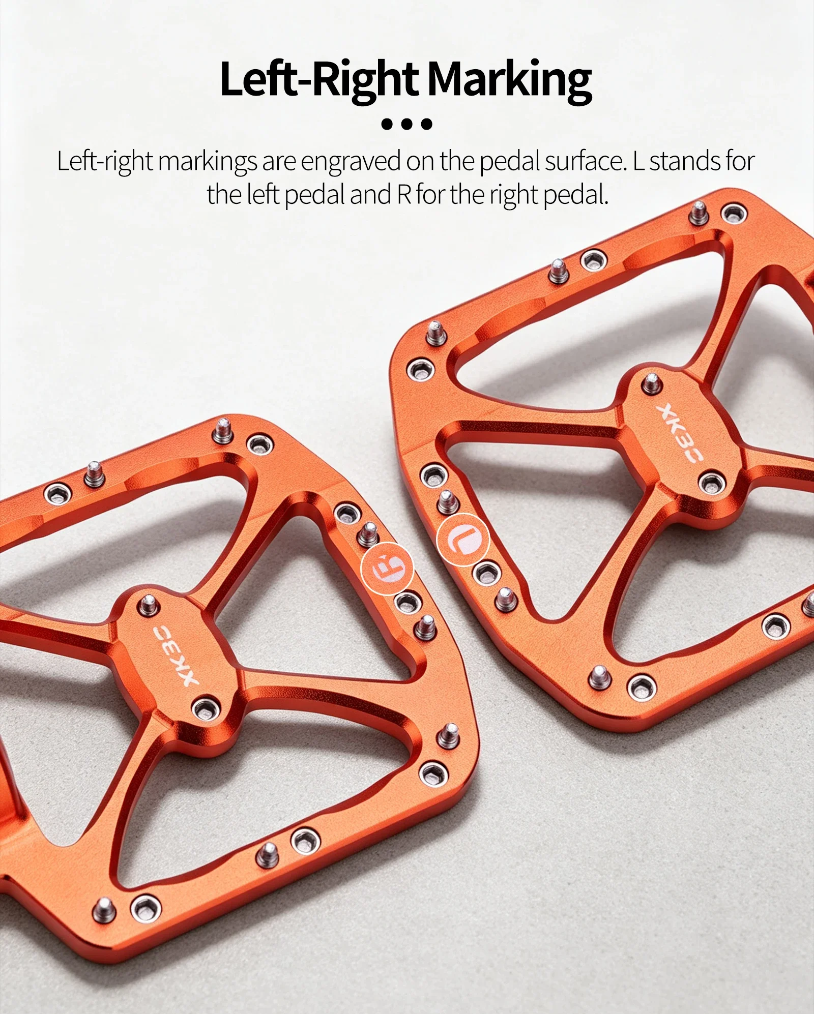 MEROCA CNC Aluminiumlegierung, abgedichtete Lager, rutschfeste Pedale, Achsenlose Fahrrad-Flachpedale 9/16" für Mountainbike- und Rennradpedale – Detail 10