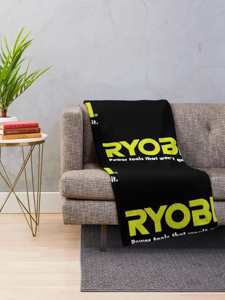 POWER TOOLS - RYOBILOGO Classic T-Shirt Throw Blanket Tourist Thermals For Travel warm for winter Blankets