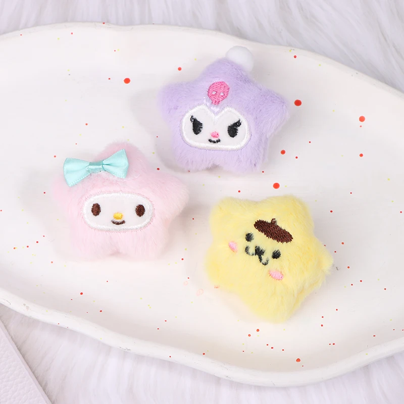 Cartoon Sanrio Brooch Hello Kitty 6Cm Cinnamoroll Melody Cute Shape Brooch Bag Pin Backpacks Pendant Decoration Accessorie