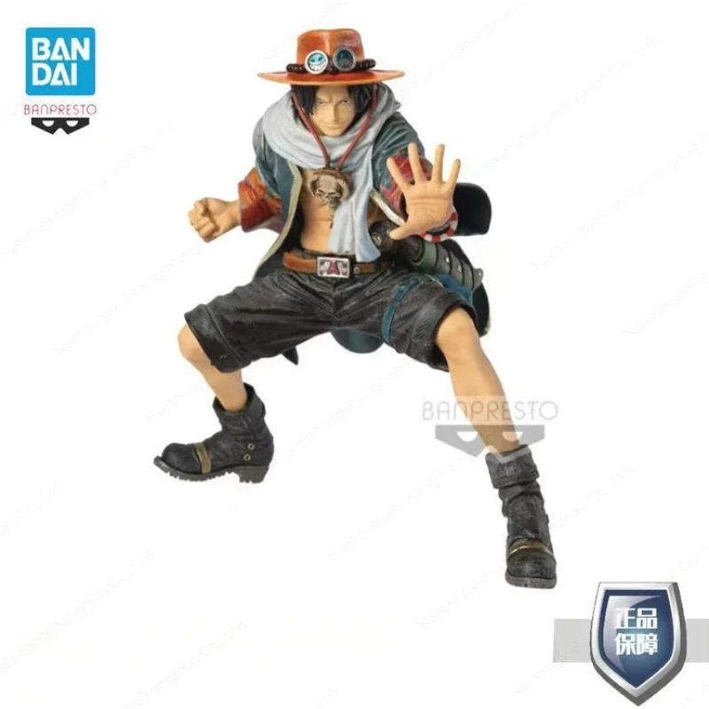 

Bandai Banpresto One Piece 20cm Portgas D Ace With Special Version Model Toys Desktop Ornament Decoration Gift