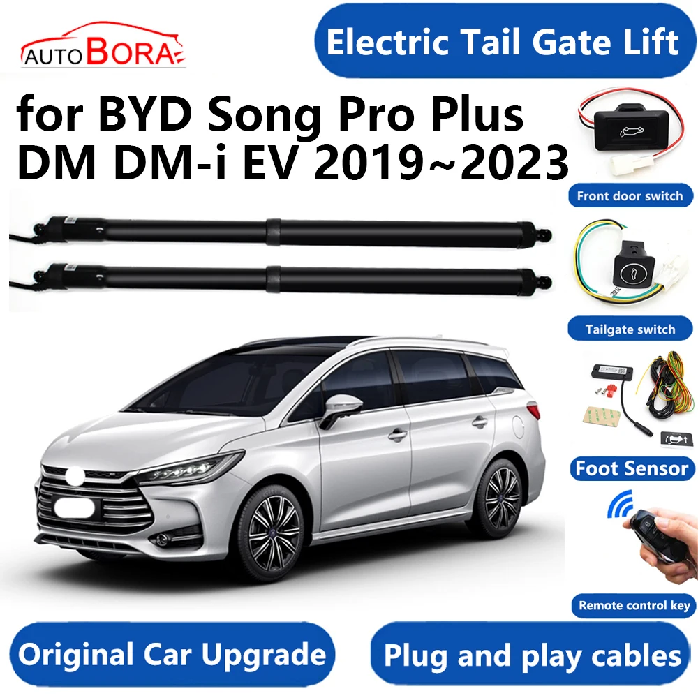 

Car Electric Tail Gate Lift System Power Liftgate Kit Auto Automatic Tailgate Opener for BYD Song Pro Plus DM DM-i EV 2019~2023