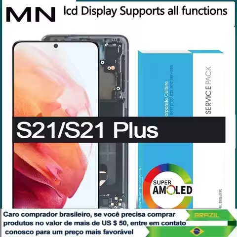 AMOLED LCD touch screen replacement for Samsung S21, sm-g991b, sm-g991b/DS, S21 plus, sm-g996b, sm-g996b/DS