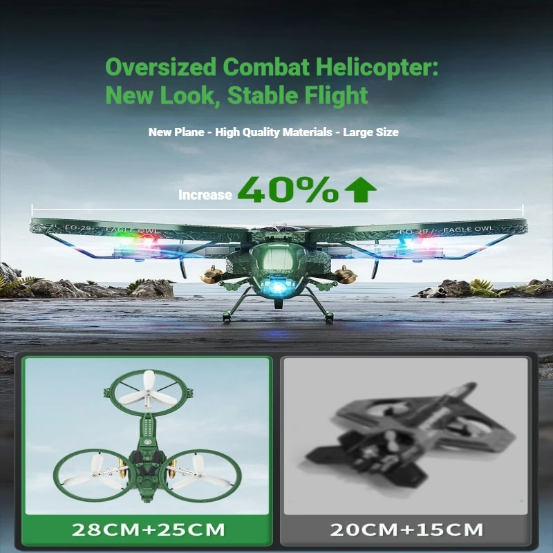 Neues Produkt EO-29 Scorpion Drohne Sechs-Kanal-Quadrocopter Starrflügel ferngesteuerte Luft