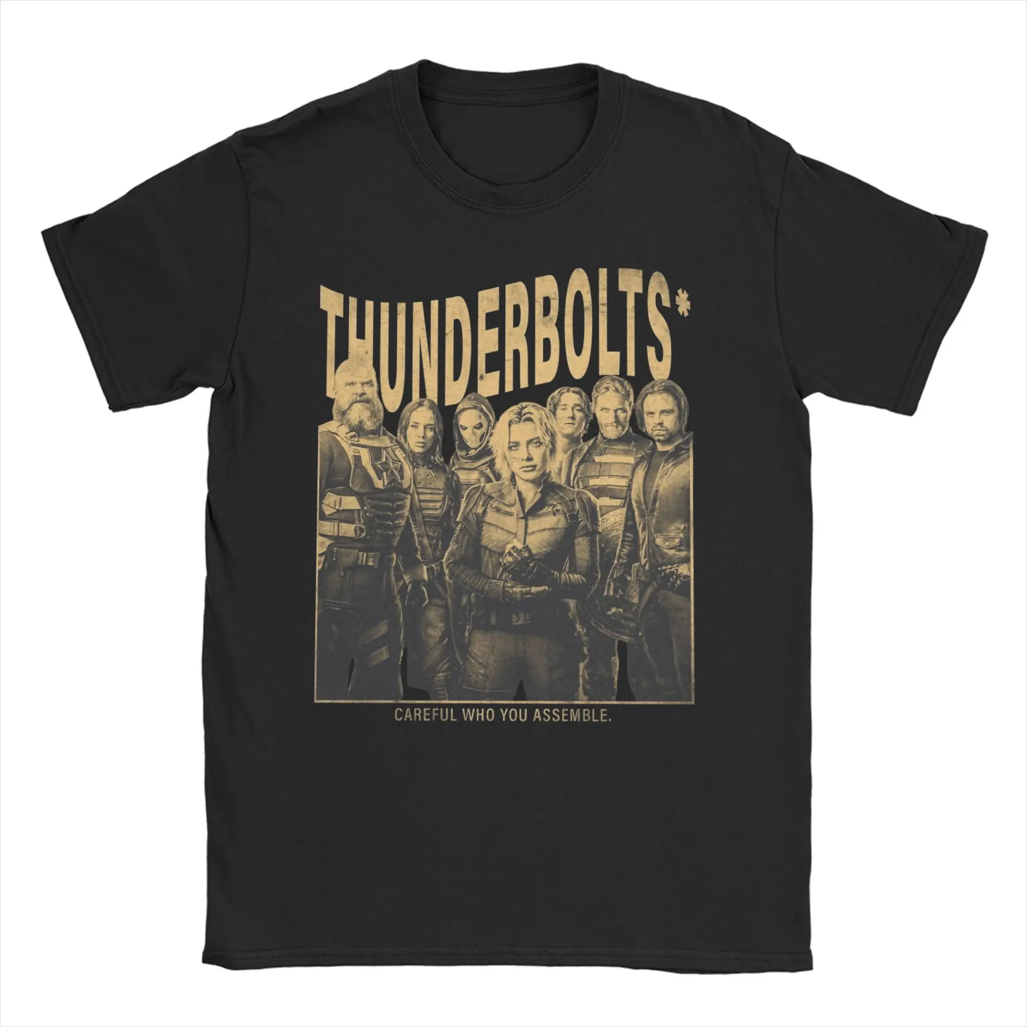 

Thunderbolt superheros 2025 movie Outfit Men Women T Shirts 100% Cotton Tee Graphic Printing T-shirt Clothes