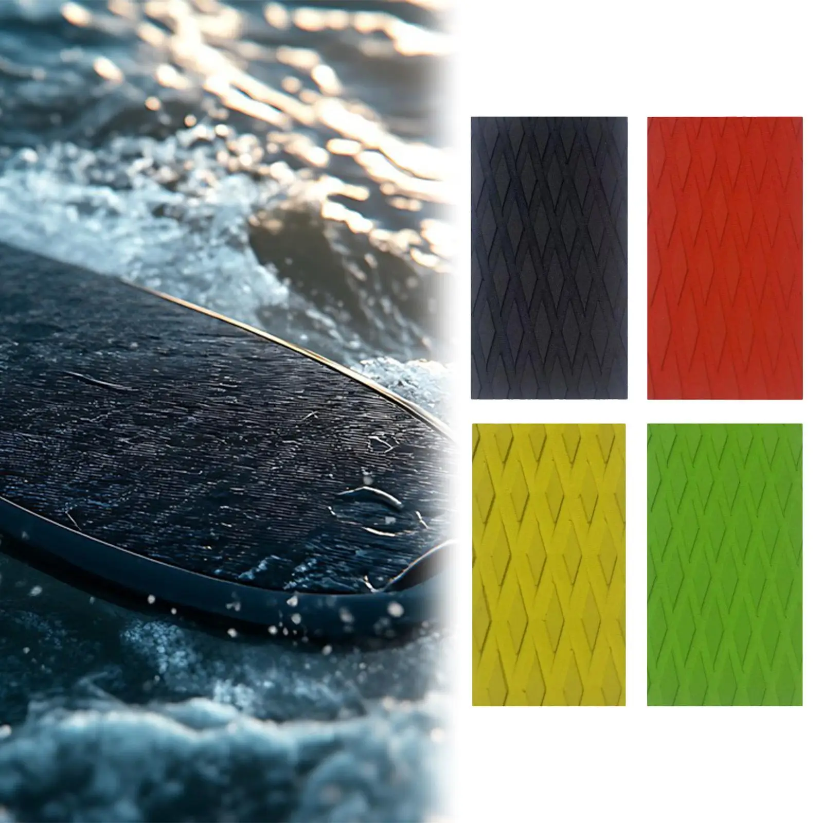 لوحة تثبيت متعددة الأغراض 94.49 بوصة × 23.62 بوصة ذاتية اللصق ومضادة للانزلاق لوح إيفا للوحة يخت لوح التزلج بركة خطوة Skimboard #4