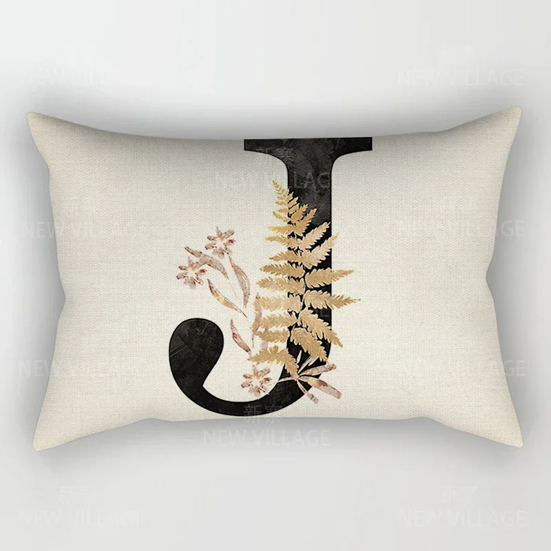 Home Decor 26 Letter Alphabet Pillowcase autumn decoration pillow cushion cover decorations throw pillow covers30*50 40x60 50*70