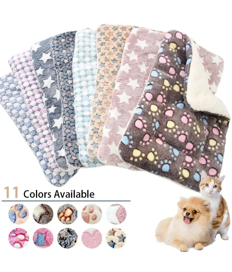 

Pet Sleeping Mat Dog Bed Cat Litter Puppy Bed Dog Sofa Lovely Mattress Cushion for Small Large Dog Washable Blanket Pet Supplies