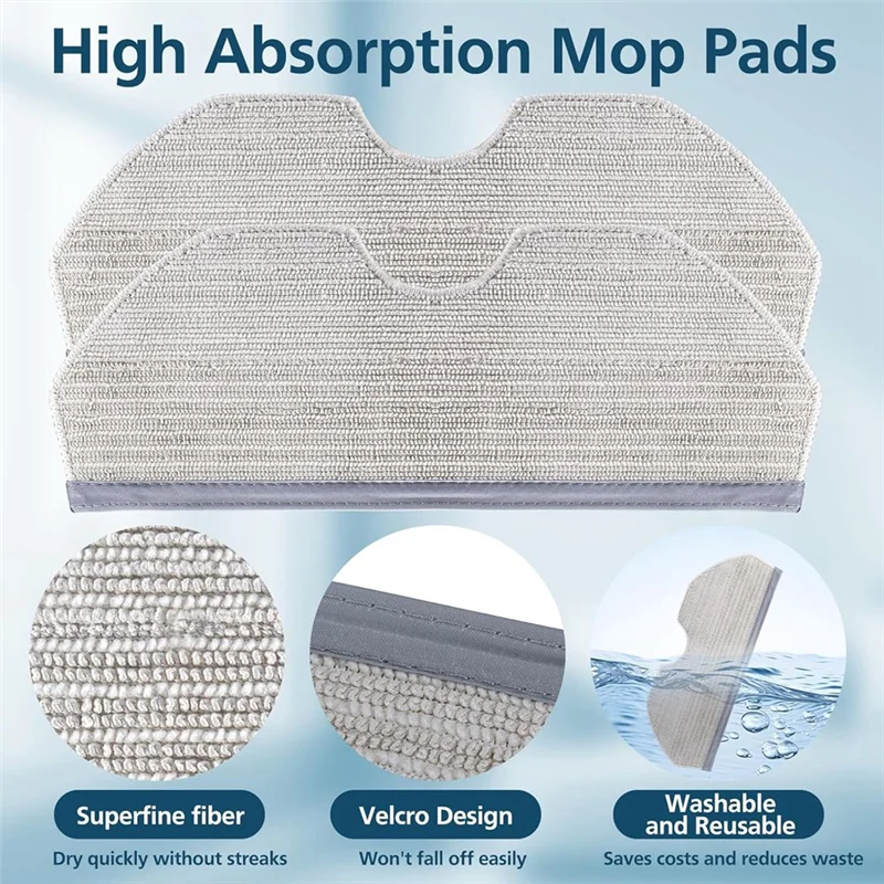 A05g-para narwal fro x plus/freo x ultra aspirador de pó escova lateral principal filtro hepa mop pano sacos pó peças reposição