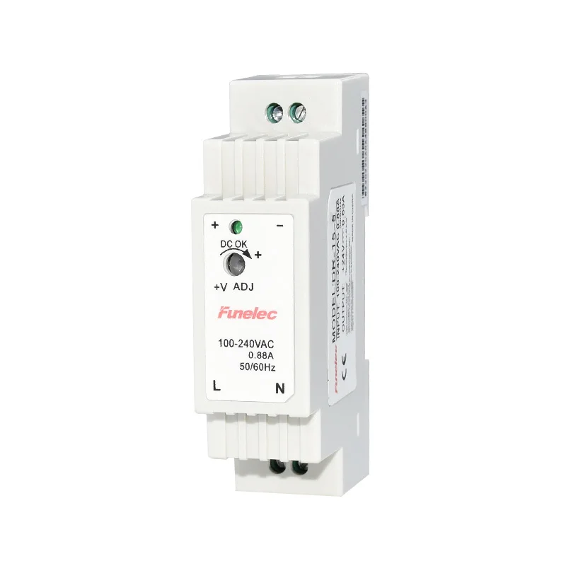 DR-15 5V AAVN DIN Rail Switching Power Supply Easy To Install DR