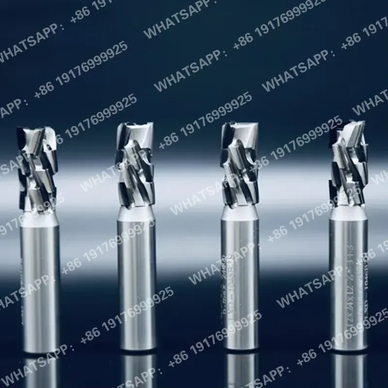 High Performance Wood Compression PCD Diamond CNC Nesting Milling Cutter 12mm Spiral Router Bit with 3 Flutes for Chipboard