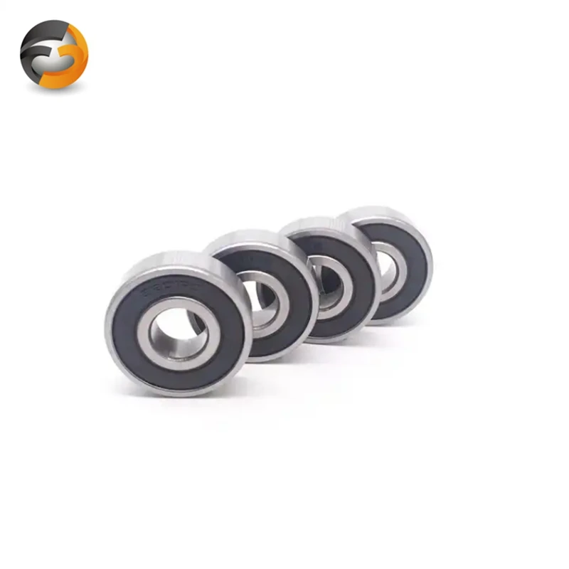 4PCS S6001RS Bearing 12X28X9 mm ABEC-7 Stainless Steel Ball Bearings  S 6001 6000RS