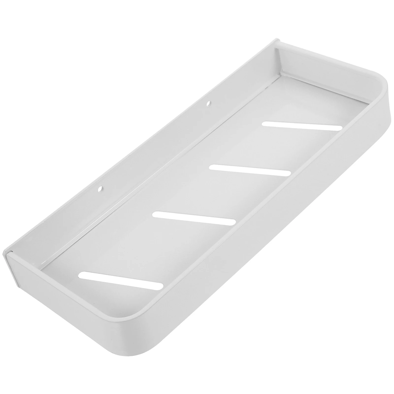 

Wall Mounted Storage Rack 30CM White Kitchen Bathroom Shelf Towel ganizer Home Storage Shelves Aluminum