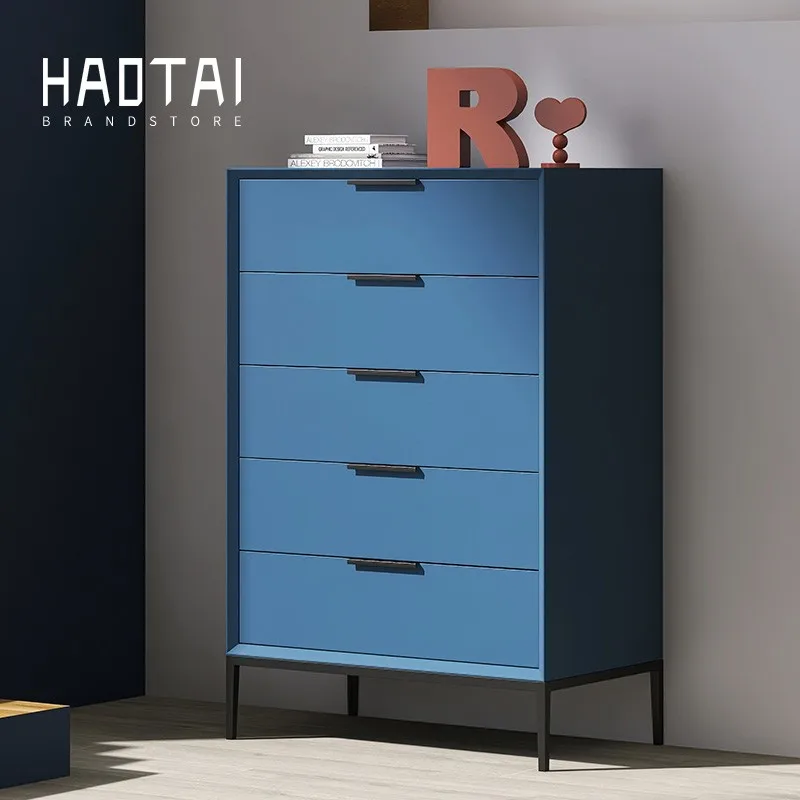 

PYJ minimalist paint modern about living room solid wood light luxury storage complete bedroom bed head and tail locker