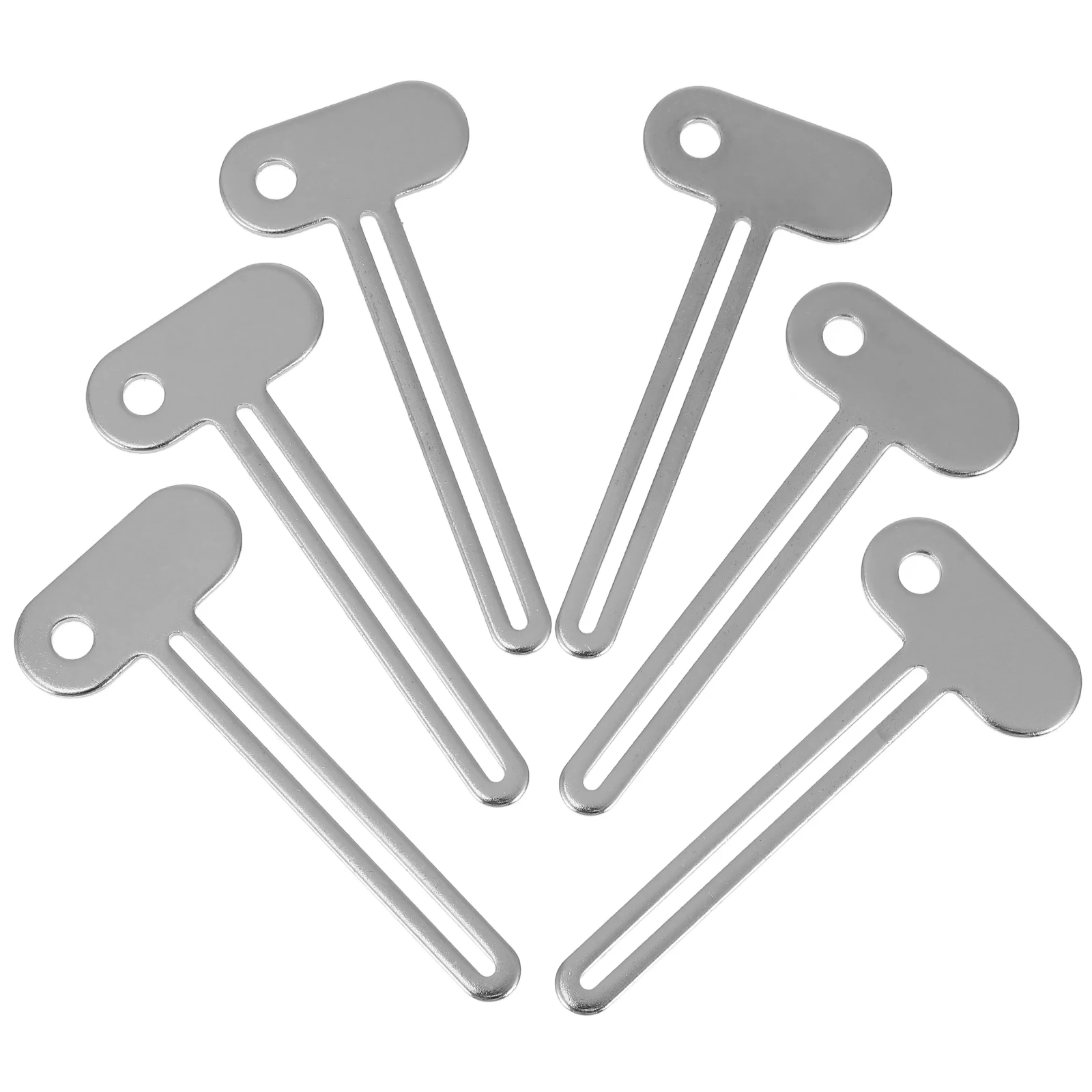 

6pcs Tube Presser Toothpaste Squeezer Tools Metal Tube Extruder Roller Tool for Cream Gel Soft Dispenser