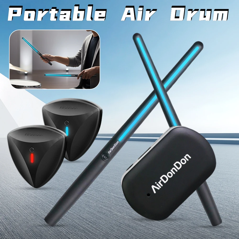 portable-air-drum-set-air-electronic-drum-sticks-realistic-effect-air-drum-adapter-electronic-drum-set-for-kids-adults