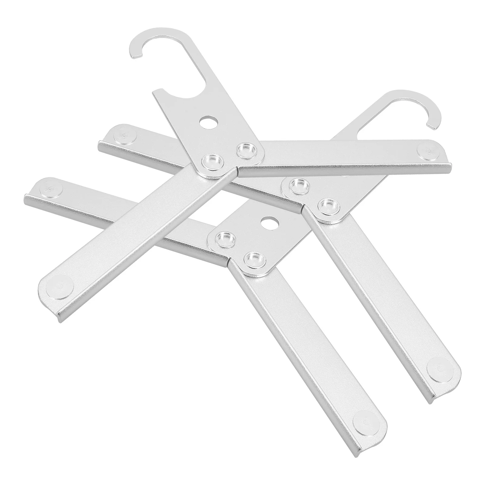 Cintres pliables de voyage en métal robuste, 3 pièces, gain de place, organisateur de vêtements Portable, placard, chemise, pantalon, chaussettes