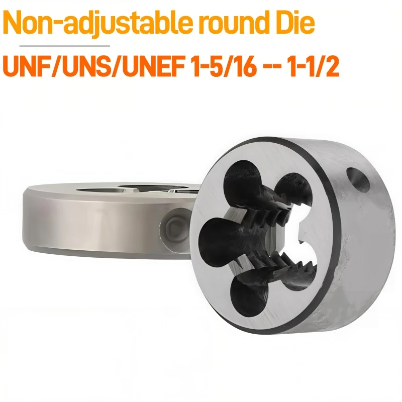 1pcs-hss-right-hand-unf-uns-unef-u1-5-16-to-1-1-2-non-adjustable-thread-round-die