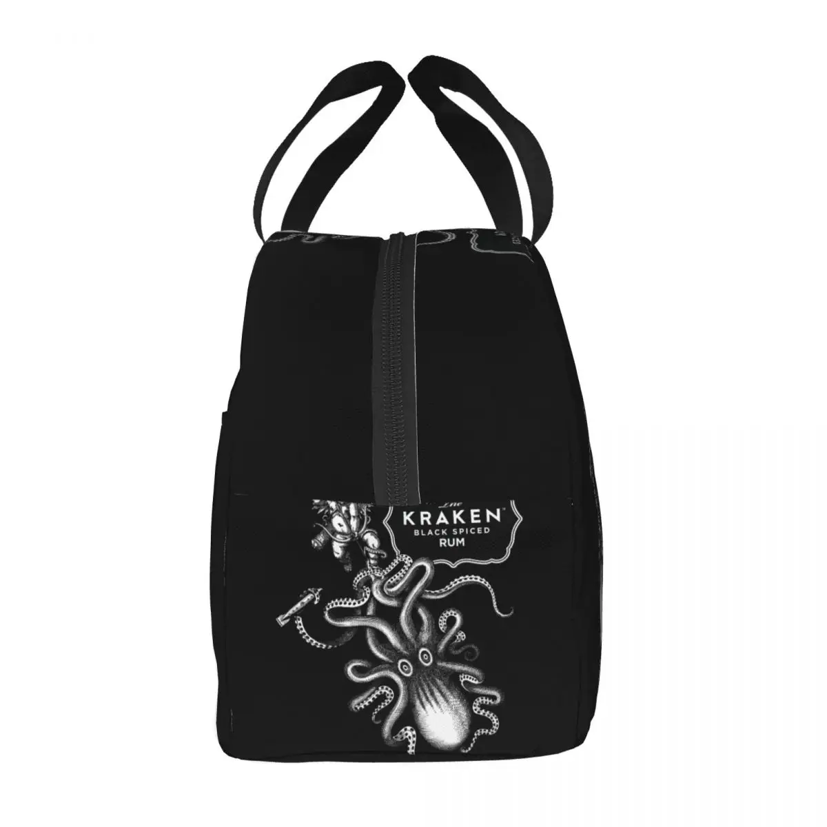 Bolsa de almuerzo Kraken Rum Octopus Unisex, enfriador portátil, caja de almuerzo aislada, caja Bento de comida