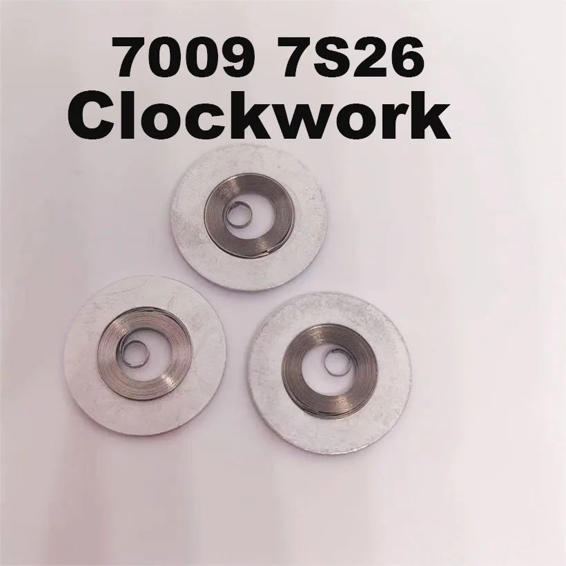 Suitable For 7S26 7009 Movement Original Disassemble Clockwork Spring Strip Box Wheel(including mainspring) Watch Accessories