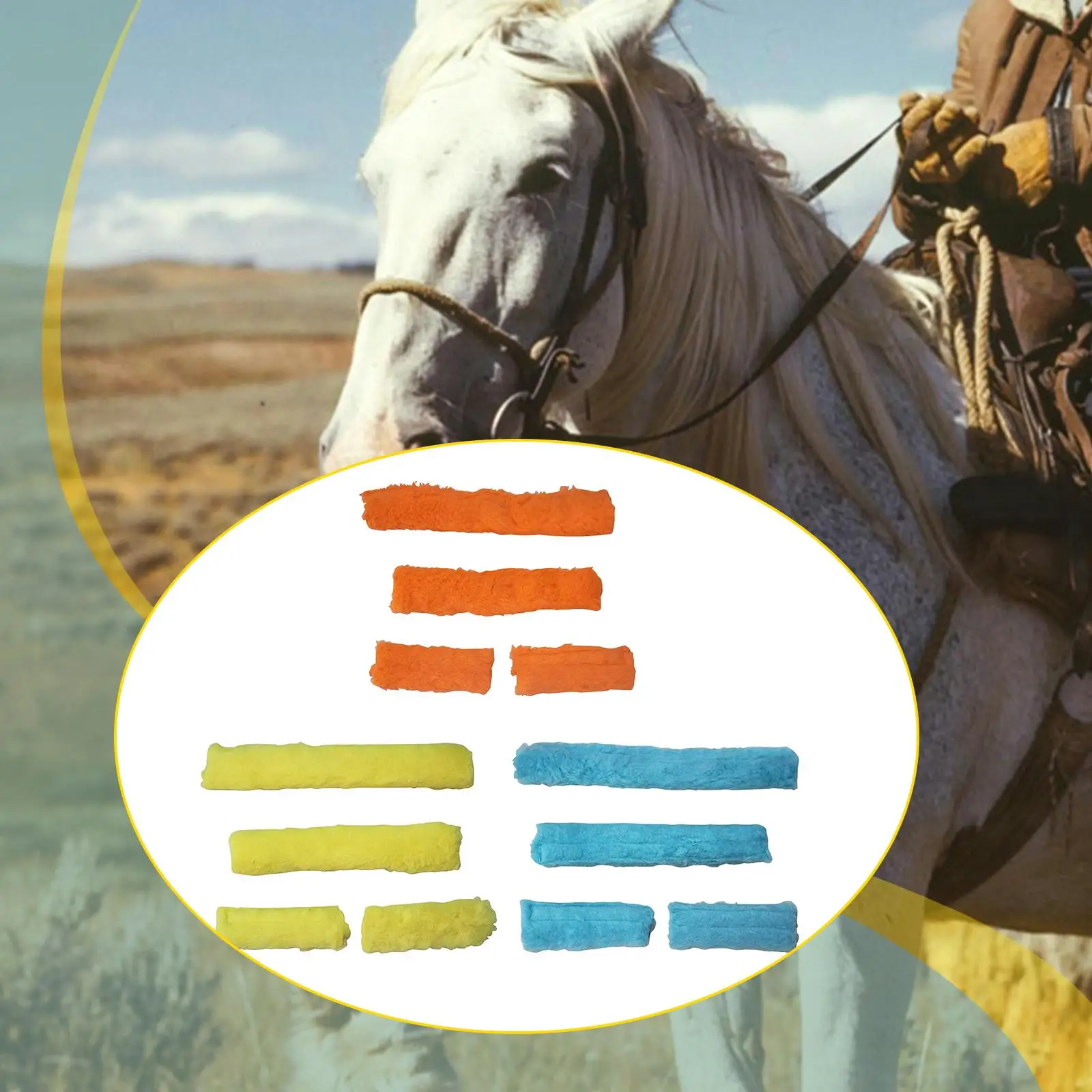 أغطية حزام الأنف من القطيفة على شكل حصان مريح وإكسسوارات اللجام المبطنة لتدريب المهر وتثبيتها