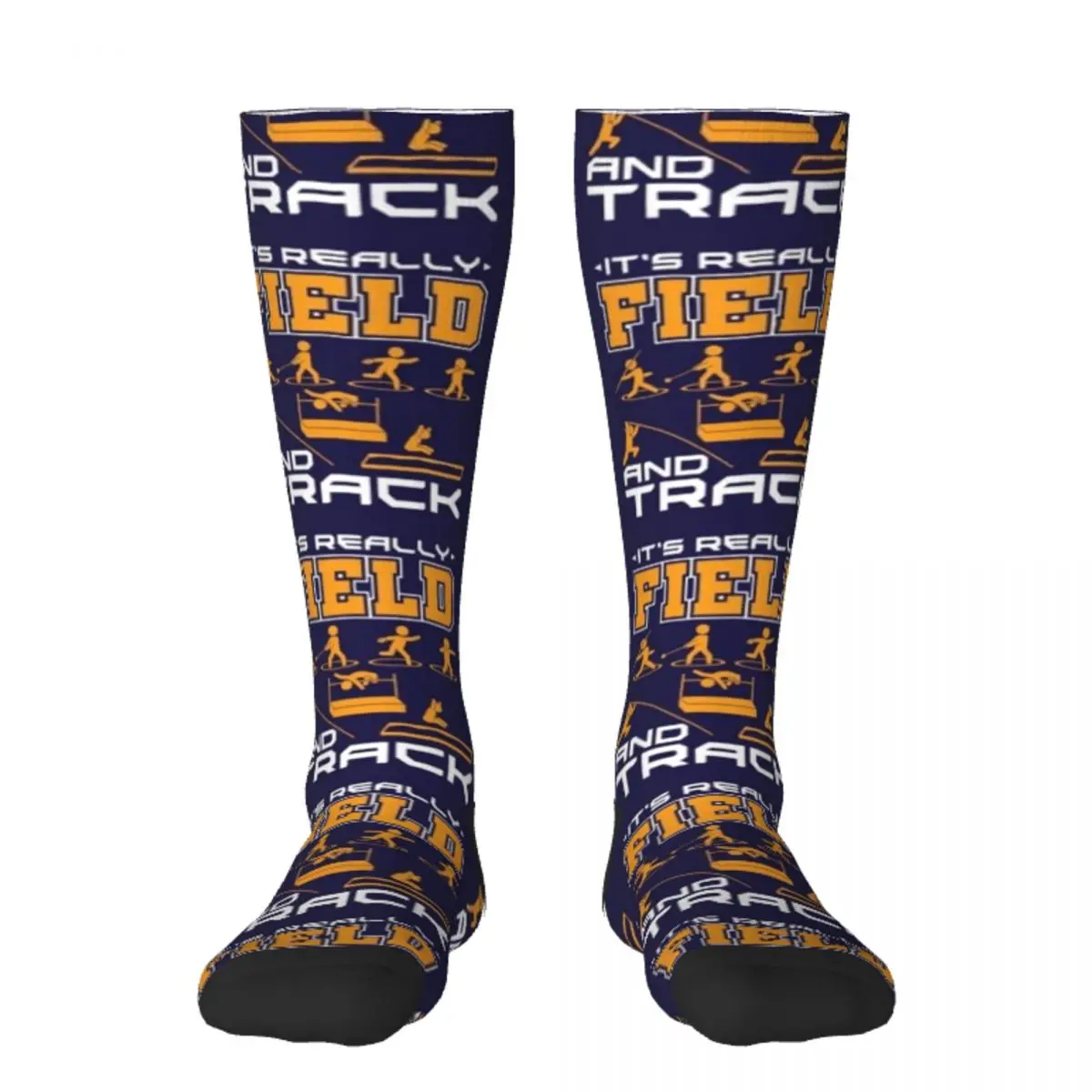 

Track And Field It's Really Field And Track Socks designer brand Climbing Boy Socks Women's