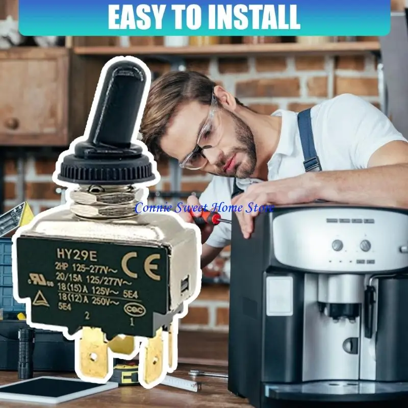LXAF HY29E Coffee Machine Power Switches for Coffee Machine, Lamp, Trailer Restorations