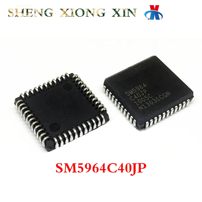 5 buah/lot 100% baru Chip PLCC-44 mikrokontroler Chip SM5964 sirkuit terintegrasi