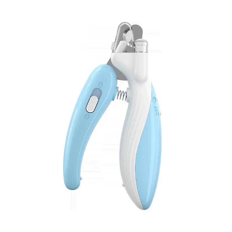 1PC Cat Led Nail Clippers With Lights - Anti-Blood-Splatter Pet Nail Scissors For Kittens - Dog Lighted Nail Clippers