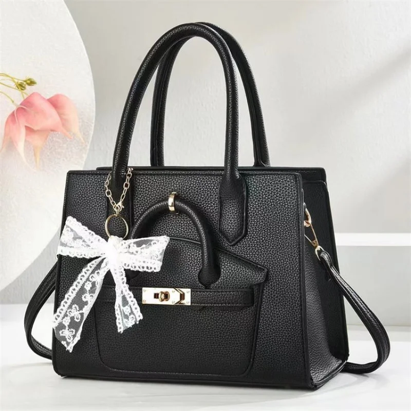 

Classic Ladies Leather Handbag, Famous Designer Shoulder Bag & Crossbody Tote, Women's Timeless Elegant Purse Gift