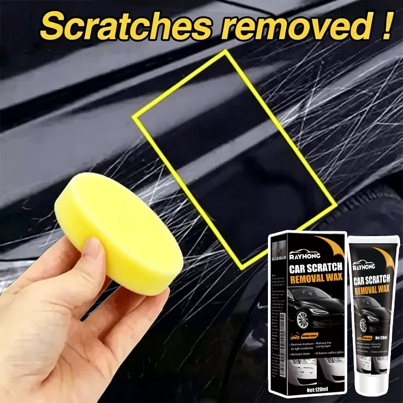 Multi-Purpose Car Scratch Repairer - 24-Hour Fast-Acting DIY Tool for Quick Car Repairs, Gloss Enhancement and More 120ml