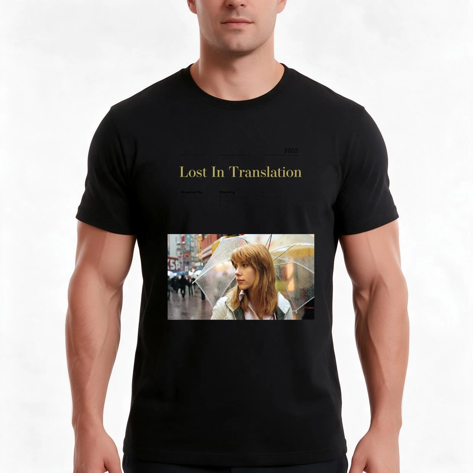 Lost In Translation Alternative Minimalist Movie Poster Sofia Coppola T-Shirt Summer Casual Cotton Tee Vintage Graphic Print