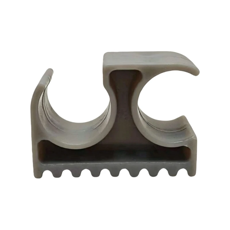 Boat Awning Double Tube Pipe Clip 7/8Inch 22mm Gray Clamp for Bimini Top Support and Marine Frame Repair Use
