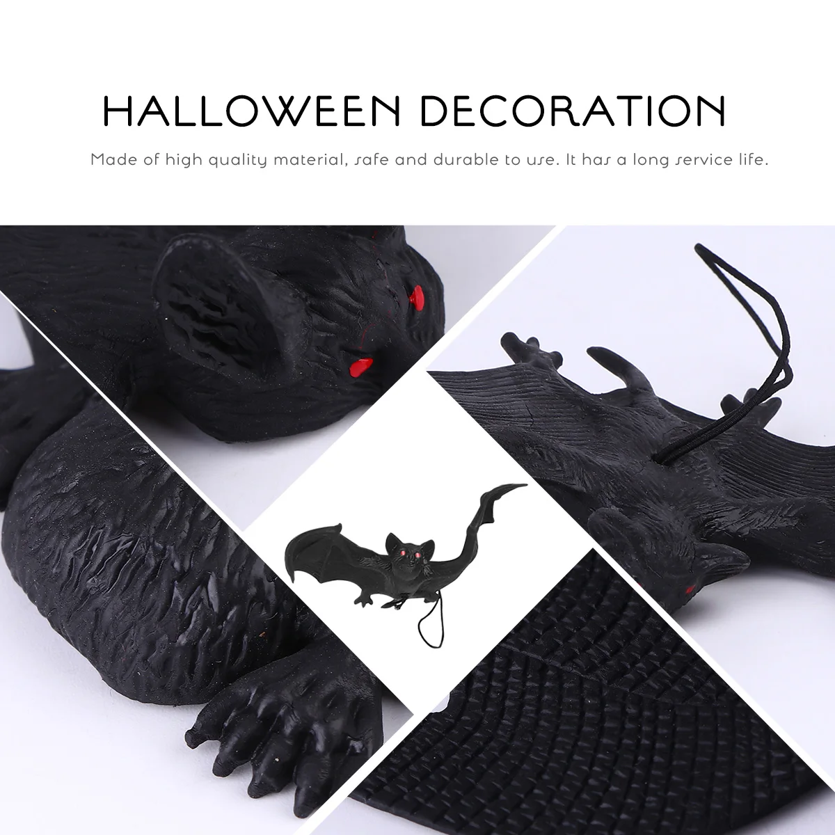 

5 Pcs Decoration Bat Ornament Halloween Indoor Household Party Decorations Tabletop